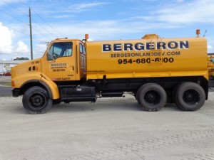 Bergeron Family of Companies Water Truck      